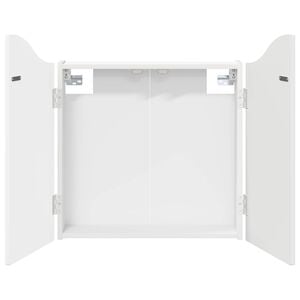 vidaXL Dartboard Cabinet White 56 x 12 x 63 cm Engineered Wood