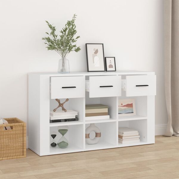 vidaXL Sideboard White 100x30x59.5 cm Engineered Wood