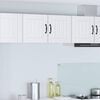 vidaXL Dishwasher Panel Lucca White 80 x 31 x 40 cm Engineered Wood
