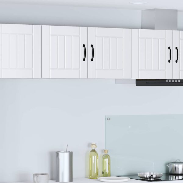 vidaXL Dishwasher Panel Lucca White 80 x 31 x 40 cm Engineered Wood