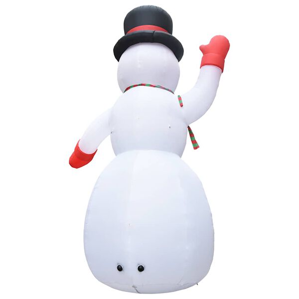 vidaXL Christmas Inflatable Snowman with LED IP44 600 cm XXL
