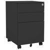 vidaXL File Cabinet | Anthracite | Steel | 39x45x60 cm | Fully Extendable