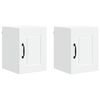 vidaXL Wall Cabinet PORTO 2 pcs White 30 x 31 x 40 cm Engineered Wood