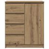 vidaXL Sideboard with Drawers Artisan Oak 71x35x84 cm Engineered Wood