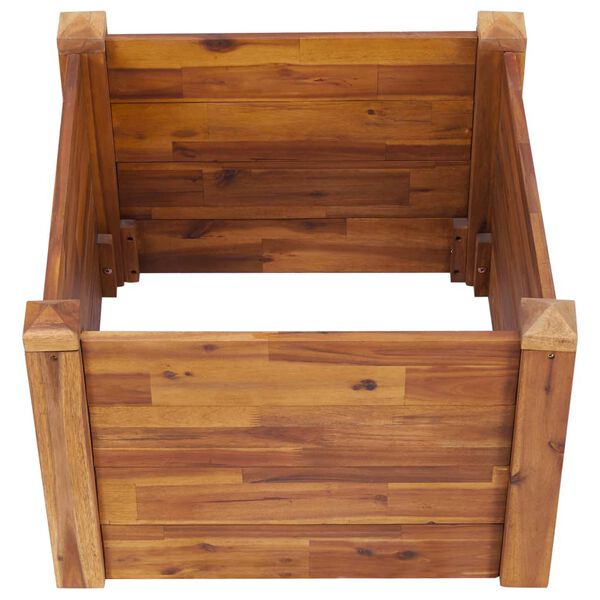 vidaXL Garden Raised Bed 60x60x44 cm Solid Acacia Wood