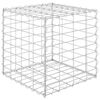vidaXL Cube Gabion Raised Bed Steel Wire 40x40x40 cm
