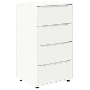vidaXL Storage Cabinets 2 pcs White 60 x 48 x 105 cm Engineered Wood