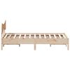vidaXL Bed Frame without Mattress 150x200 cm King Size Solid Wood Pine