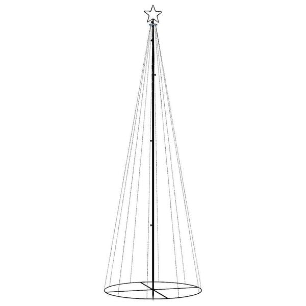 vidaXL Christmas Cone Tree Warm White 310 LEDs 100x300 cm