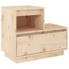vidaXL Bedside Cabinets 2 pcs 60x34x51 cm Solid Wood Pine