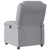 vidaXL Recliner Chair Light Grey Fabric