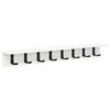vidaXL Wall-Mounted Coat Rack Wall-Mounted White 80 x 10.5 x 10.5 cm