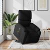 vidaXL Stand up Massage Recliner Chair Black Fabric