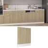vidaXL Dishwasher Panel Lyon Sonoma Oak 59.5x3x67 cm Engineered Wood