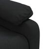 vidaXL Recliner Chair Black Fabric