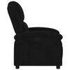 vidaXL Recliner Chair Black Velvet