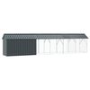 vidaXL Bird Cage Anthracite 630 x 103 x 142 cm Galvanised Steel