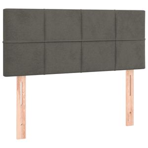 vidaXL Headboard Dark Grey 100 cm Velvet