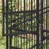 vidaXL Outdoor Dog Kennel Steel 11.06 m&sup2;
