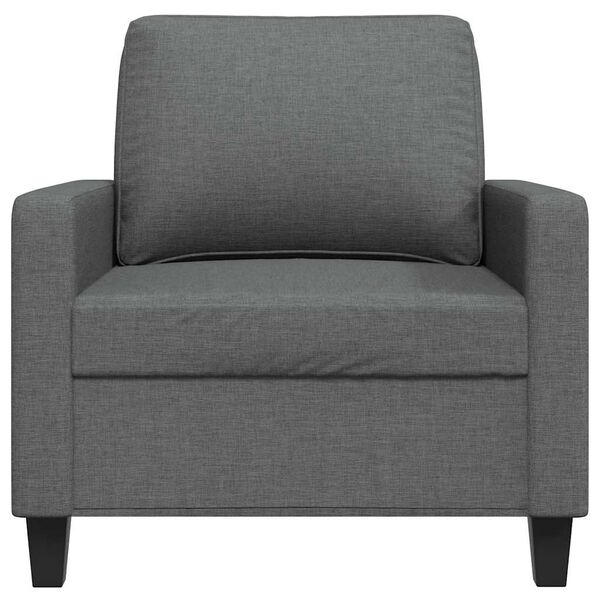 vidaXL Sofa Chair Dark Grey 60 cm Fabric