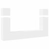 vidaXL TV Cabinet Set | Set of 8 | White | Engineered wood | Large