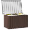 vidaXL Garden Storage Box Brown 109x67x65 cm