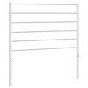 vidaXL Metal Replace Headboard White 90 cm