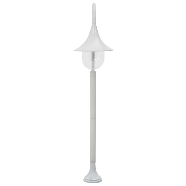 vidaXL Garden Post Light E27 120 cm Aluminium White
