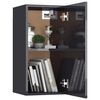 vidaXL TV Cabinets 2 pcs High Gloss Black 30.5x30x60 cm Engineered Wood