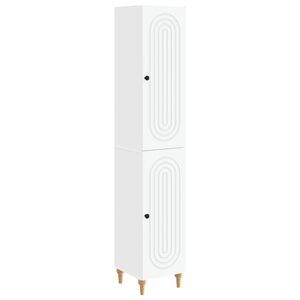vidaXL Cabinet Set 2 pcs White Engineered Wood