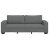vidaXL 3-Seater Sofa&nbsp;Dark Grey 220x77x82 cm Fabric