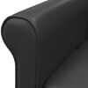 vidaXL Massage Chair Black Faux Leather