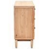 vidaXL Drawer Cabinet Solid Fir Wood 80x36x75 cm