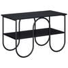 vidaXL TV Stand 80 x 40 x 50 cm Black Oak Engineered Wood