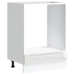 vidaXL Oven Cabinet&nbsp;Porto High Gloss White Engineered Wood