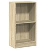 vidaXL Bookcase Sonoma Oak 40x24x75 cm Engineered Wood