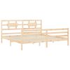 vidaXL Bed Frame without Mattress Super King Size Solid Wood