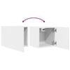 vidaXL Wall Mounted TV Cabinets 4 pcs White 30.5x30x30 cm