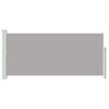 vidaXL Retractable Side Awning 140 x 300 cm Grey