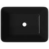 vidaXL Wash Basin 40x30x13 cm Ceramic Black
