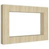 vidaXL 8 Piece TV Cabinet Set Sonoma Oak Engineered Wood