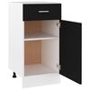 vidaXL Drawer Bottom Cabinet Lyon Black 40x46x81.5 cm Engineered Wood