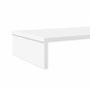 vidaXL Monitor Stand White 100x27x10 cm Engineered Wood