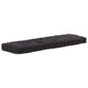 vidaXL Pallet Floor Cushions 2 pcs Cotton Black