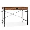 vidaXL Writing Desk with Drawer 110x55x75 cm Oak Colour