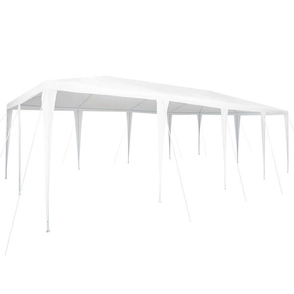 vidaXL Party Tent White 800 x 400 x 266 cm Polyester and Steel