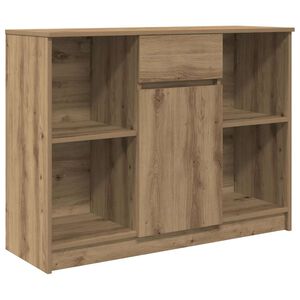 vidaXL Sideboard with Drawer Artisan Oak 101x35x76 cm Engineered Wood