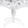 vidaXL Artificial Pre-lit Christmas Tree White 210 cm Fibre Optic