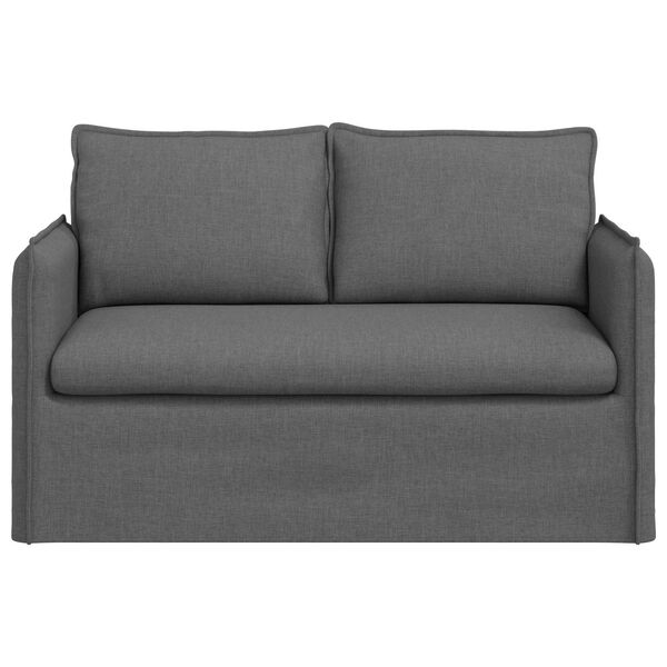 vidaXL Sofa Dark Grey 136 x 82 x 85 cm Fabric