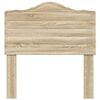 vidaXL Headboard with Headboard Sonoma Oak 90 cm Engineered wood